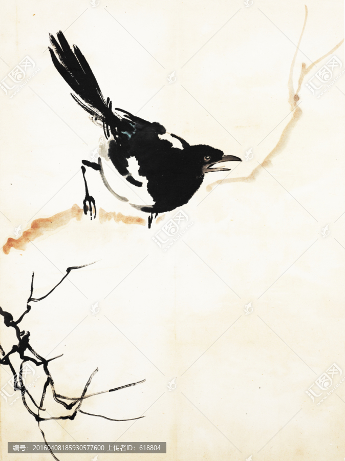 徐悲鴻國(guó)畫(huà),博物館原畫(huà)掃描作品
