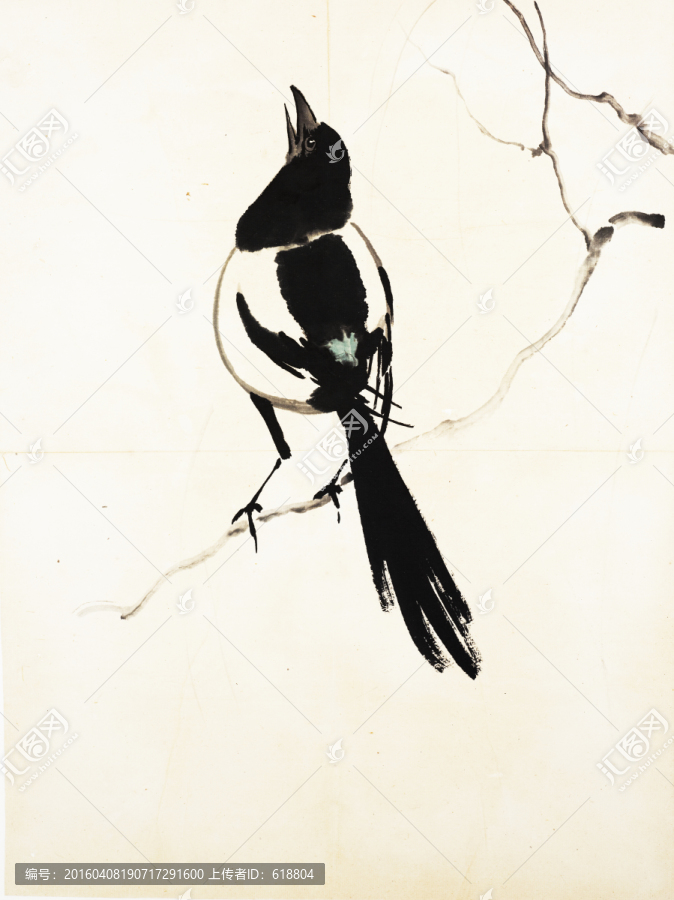 徐悲鴻國畫,博物館原畫掃描作品