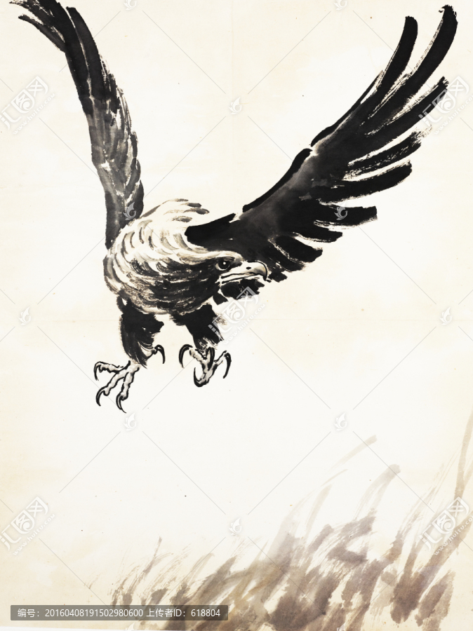 徐悲鴻國畫,博物館原畫掃描作品