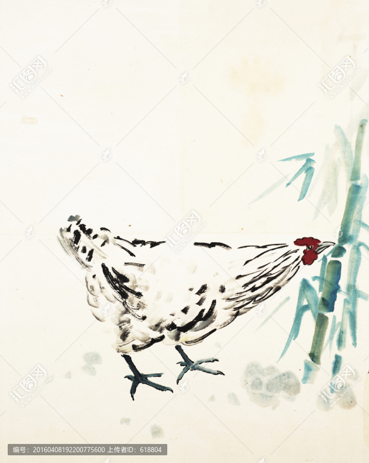 徐悲鴻國畫,博物館原畫掃描作品