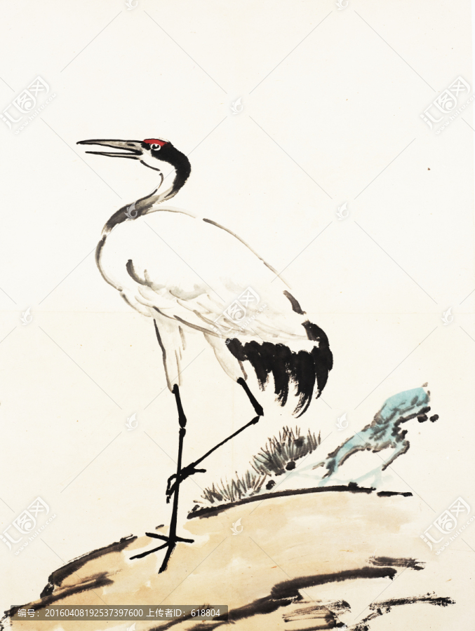 徐悲鴻國畫,博物館原畫掃描作品