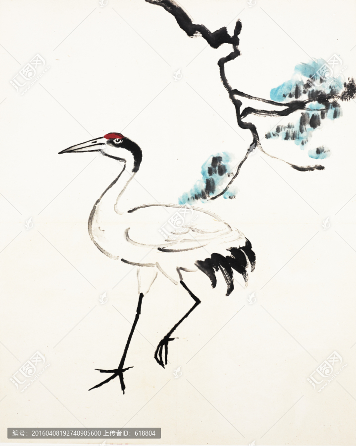 徐悲鴻國畫,博物館原畫掃描作品