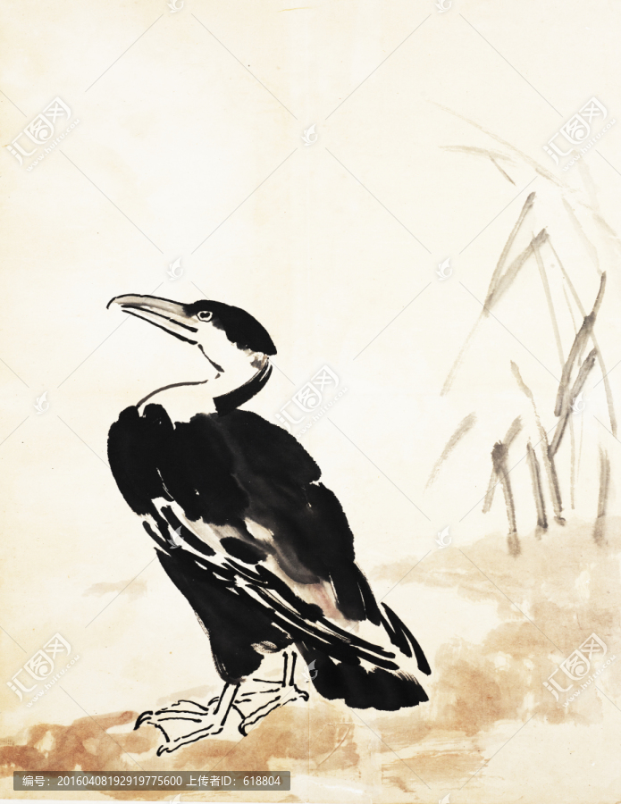 徐悲鴻國(guó)畫(huà),博物館原畫(huà)掃描作品