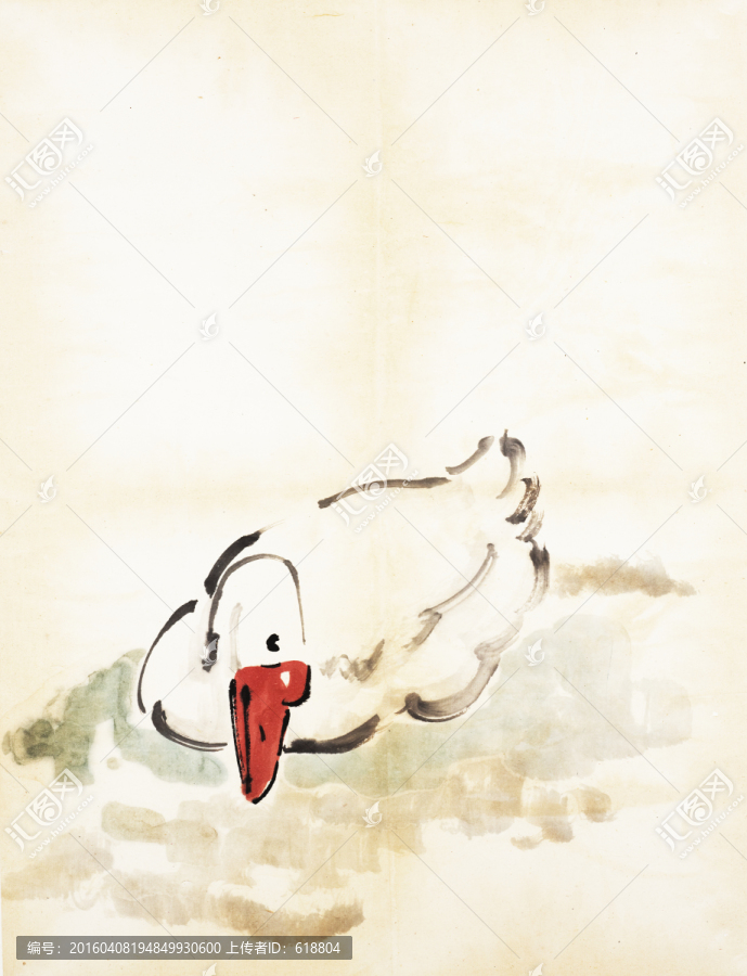 徐悲鴻國畫,博物館原畫掃描作品