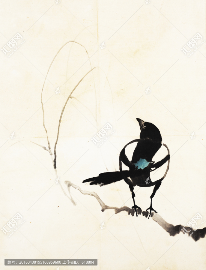 徐悲鴻國畫,博物館原畫掃描作品