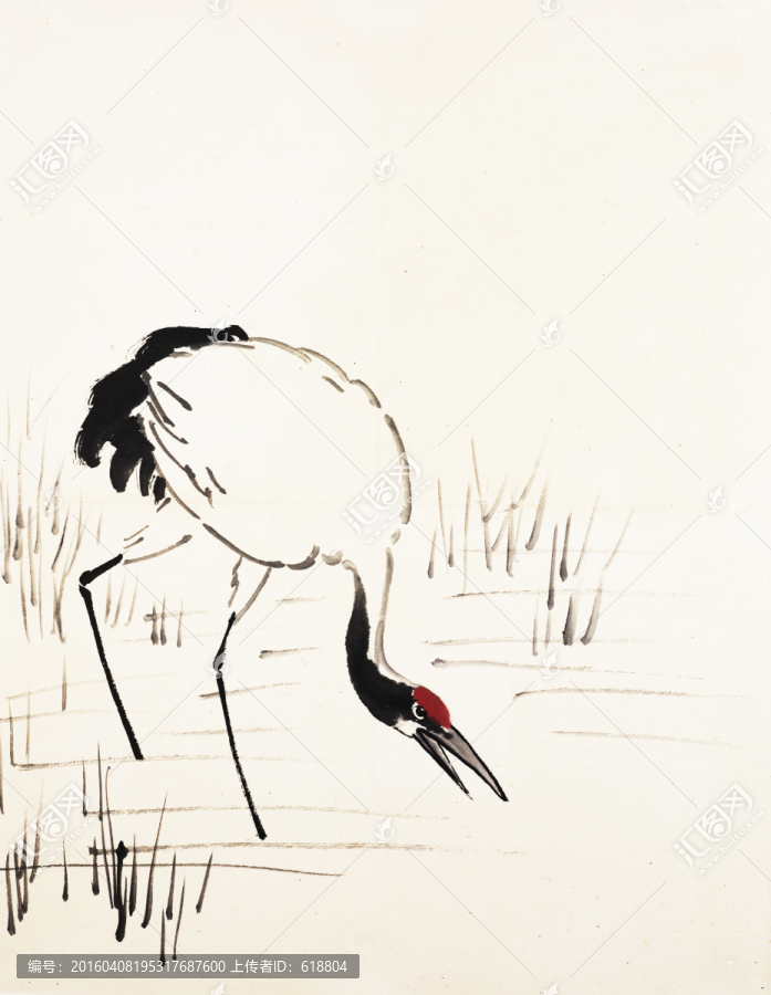 徐悲鴻國畫,博物館原畫掃描作品
