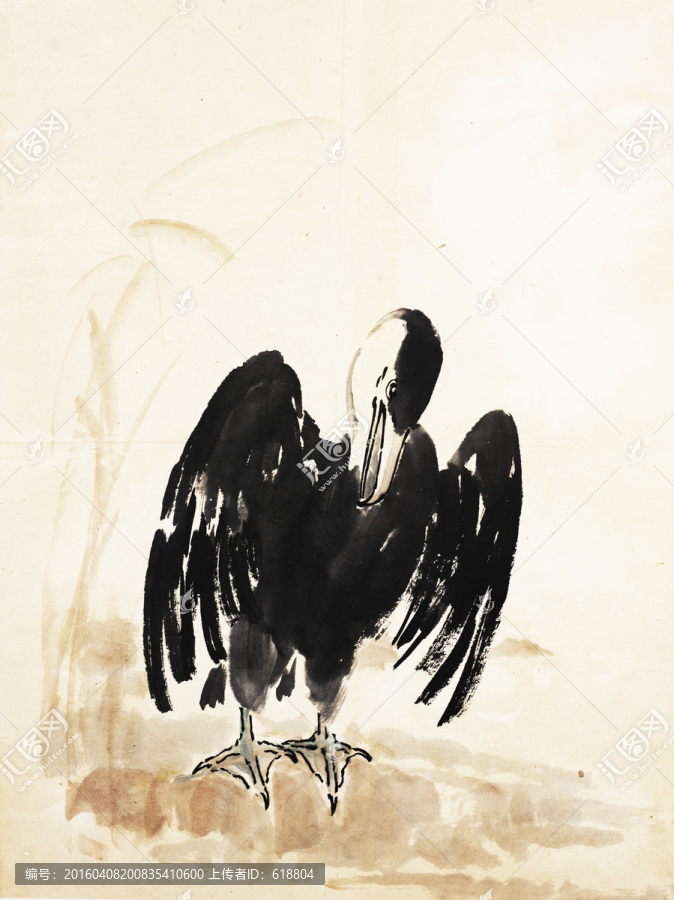 徐悲鴻國畫,博物館原畫掃描作品