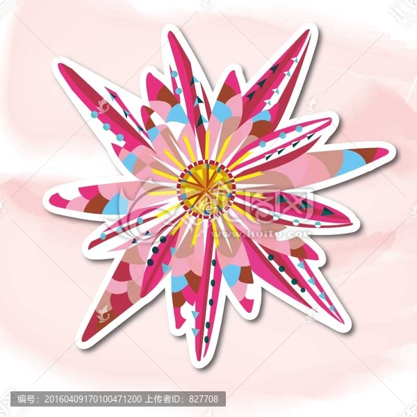 荷花,線稿,秘密花園,裝飾畫