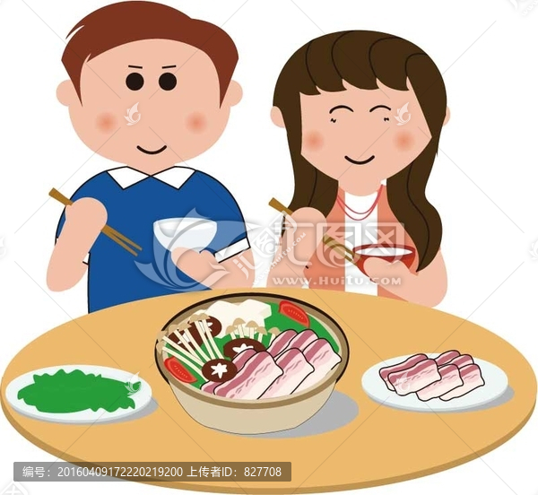 火鍋,美食,蔬菜,家人,聚會(huì)