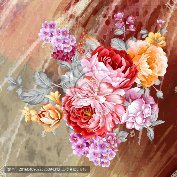 花,油畫