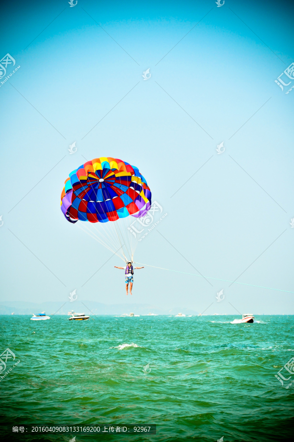 芭提雅水上降落伞