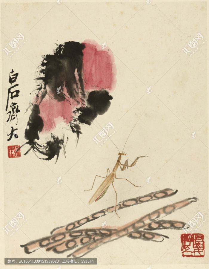 齊白石國畫,（未分層）