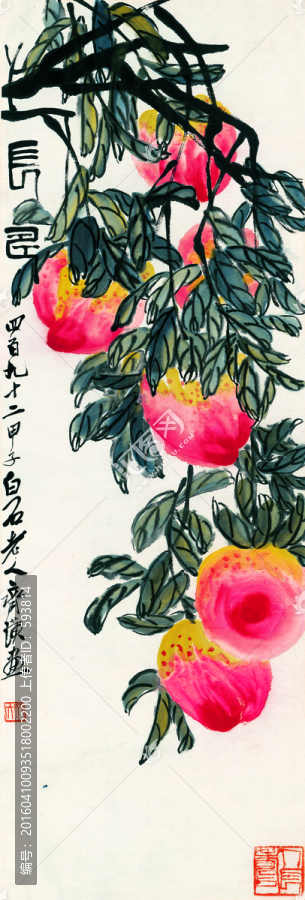 齊白石國(guó)畫(huà),（未分層）