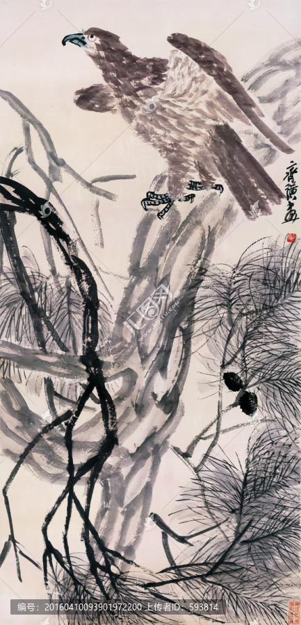 齊白石國畫,（未分層）