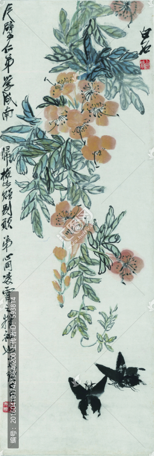 齊白石國畫,（未分層）