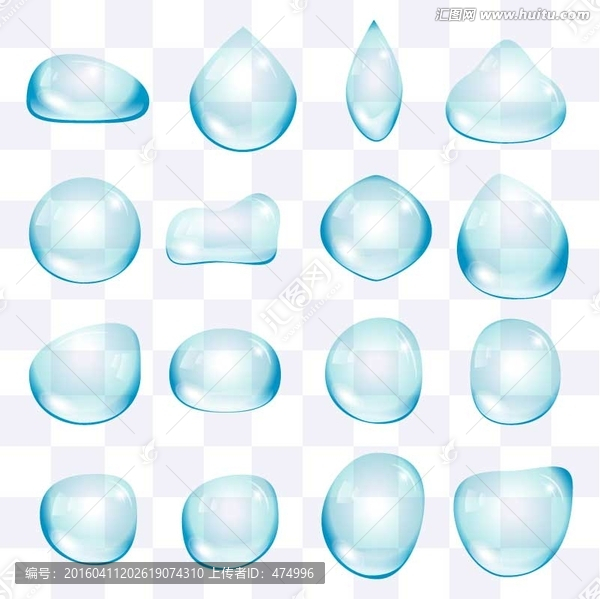 水滴,矢量