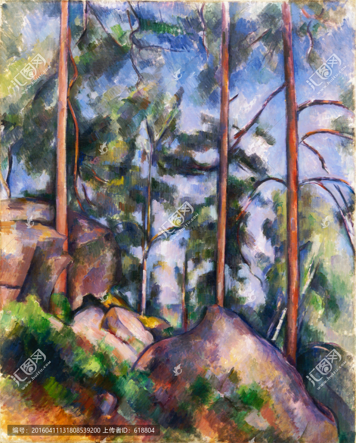 田園風(fēng)景印象油畫(huà),尚塞高清作品
