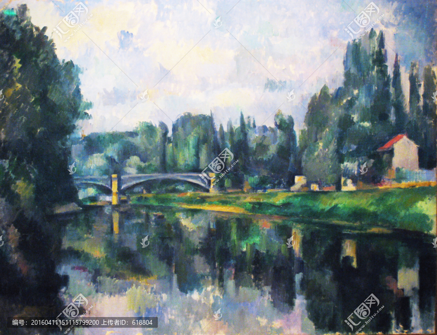 田園風(fēng)景印象油畫(huà),尚塞高清作品