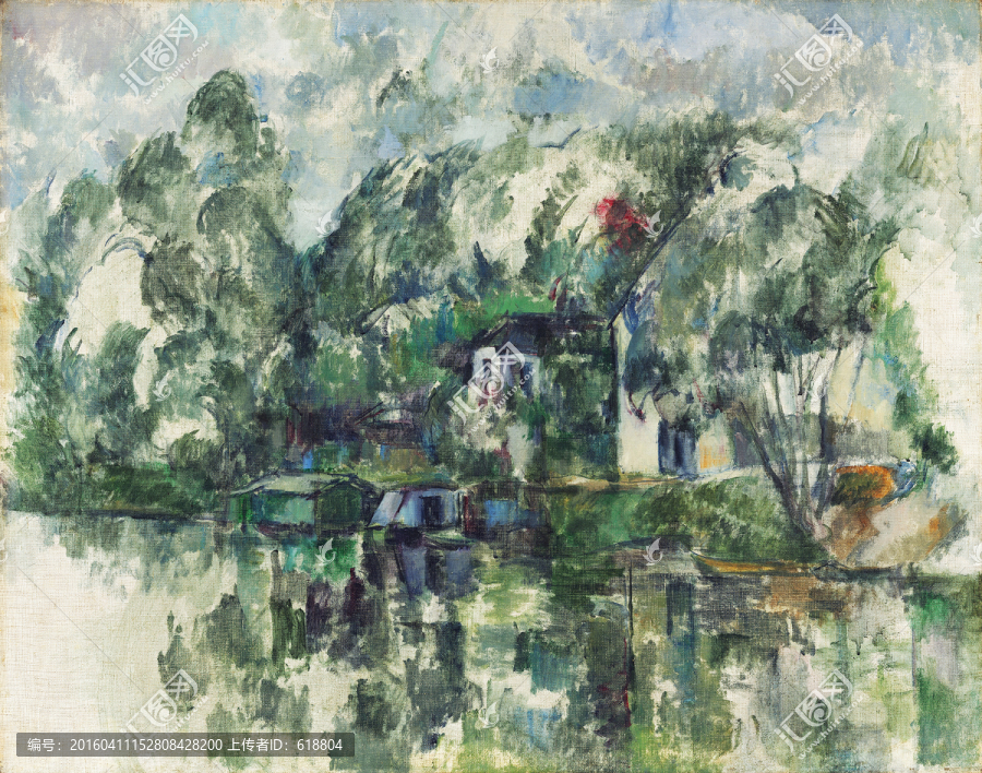 田園風(fēng)景印象油畫(huà),尚塞高清作品