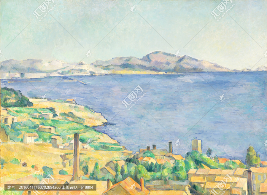 田園風景印象油畫,尚塞高清作品