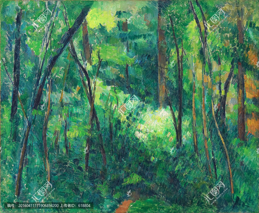 鄉(xiāng)村田園風(fēng)景油畫,尚塞高清作品