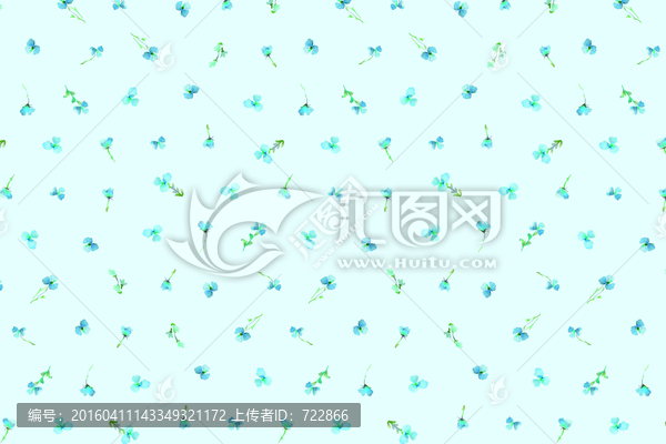藍(lán)色小碎花