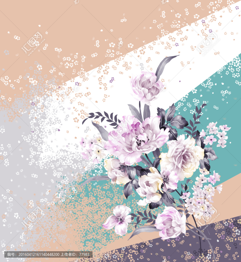 水墨花卉