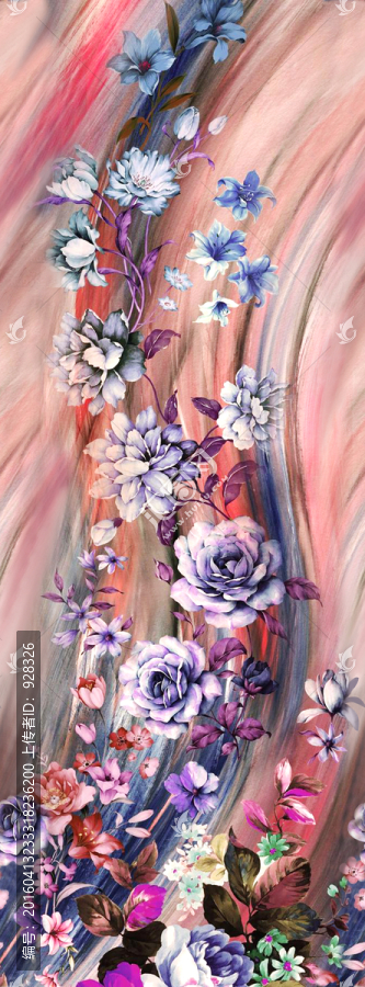 定位花沒分層