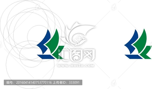 LK變換的帆船型logo