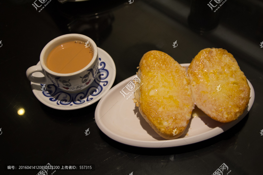 港式茶餐厅美食奶油猪