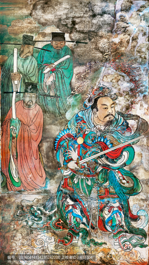 永樂宮朝元圖壁畫,高清品質(zhì)