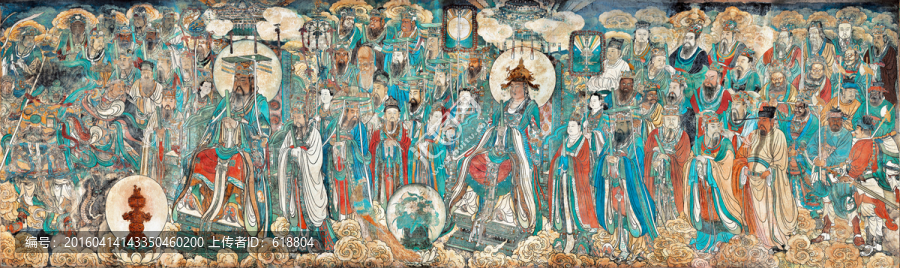 永樂宮朝元圖壁畫,高清品質(zhì)