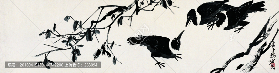 齊白石,國畫花鳥