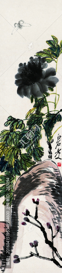 齐白石,花卉国画,菊花