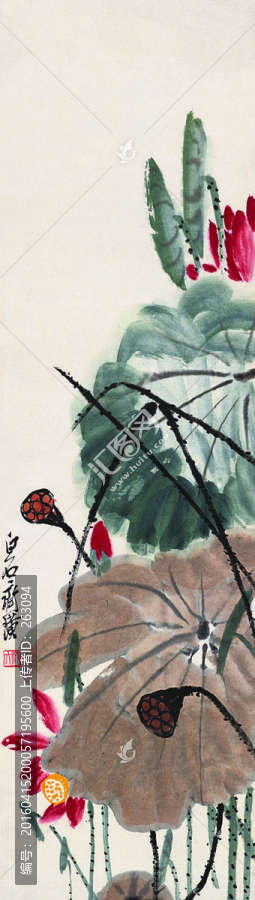齊白石,花卉?chē)?guó)畫(huà)
