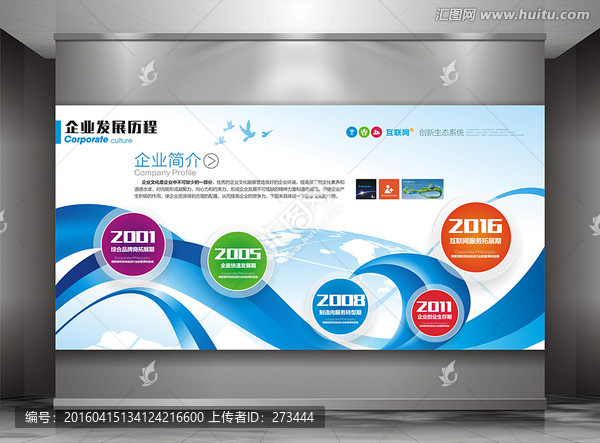 企業(yè)發(fā)展歷程,文化墻
