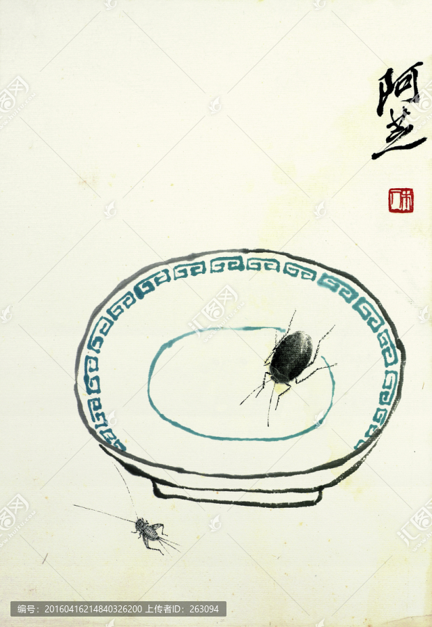 齊白石,昆蟲國畫