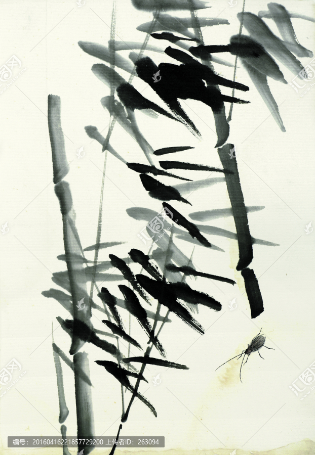 齊白石,竹子,國(guó)畫(huà)