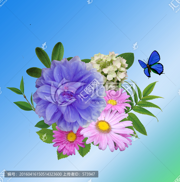手繪花
