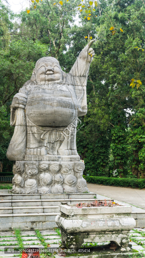 肇庆七星岩风光,弥勒佛