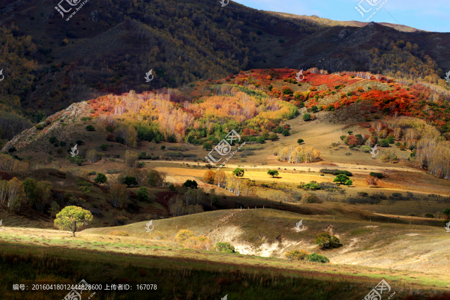 乌兰布统,五彩山