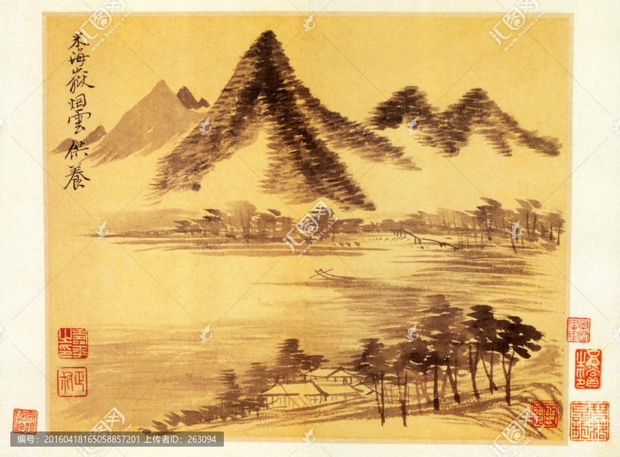 惲壽平,山水花卉?chē)?guó)畫(huà)