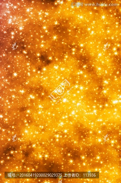 金色星光背景