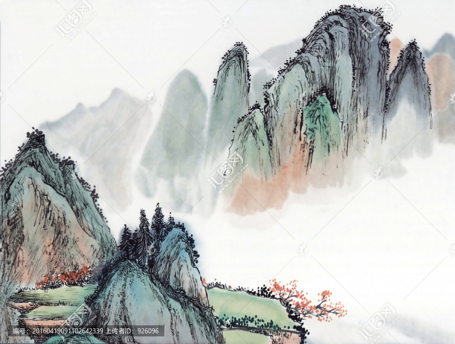 國畫山水高質(zhì)量