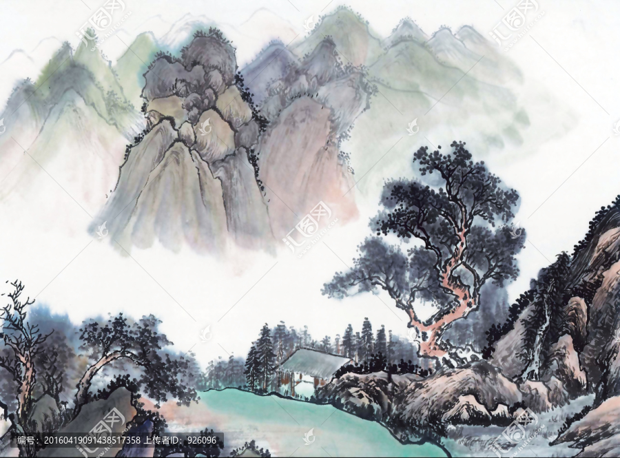國畫山水高質(zhì)量