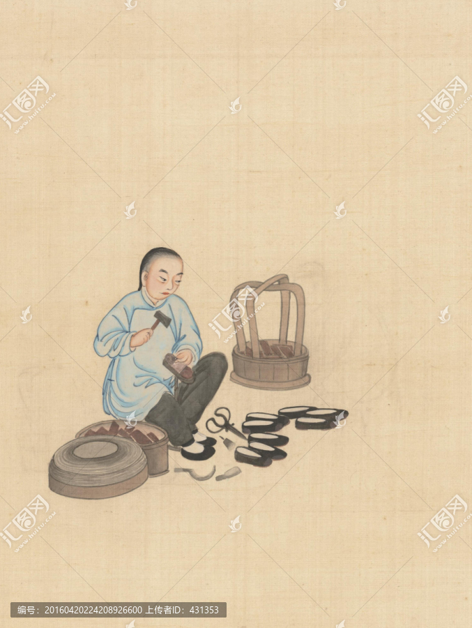 古代行當(dāng),補鞋