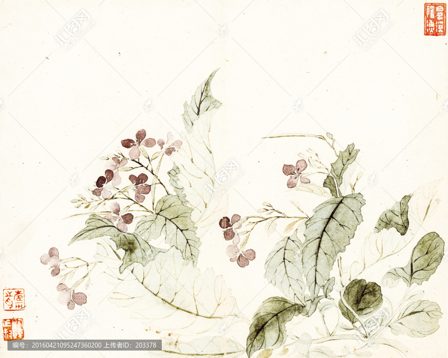 惲壽平,山水花卉