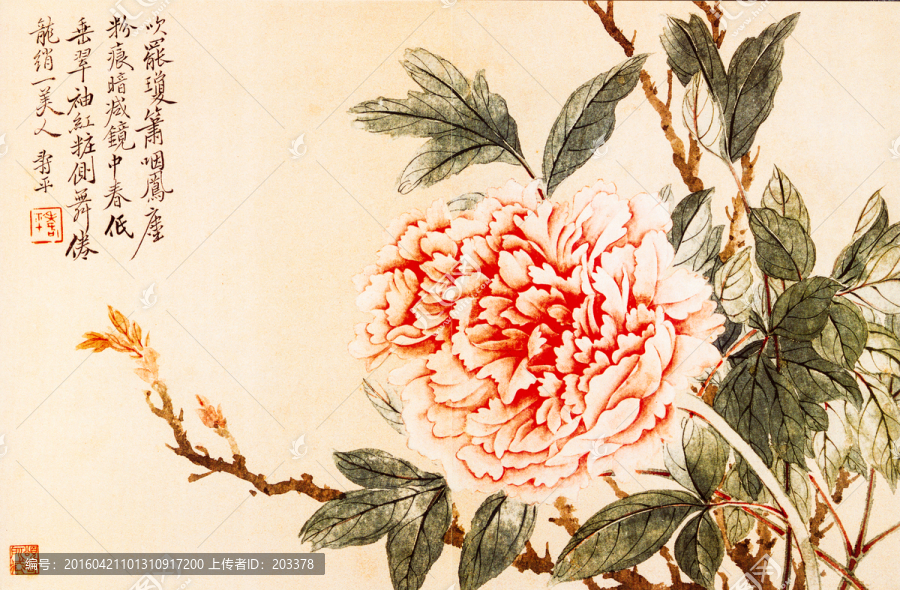 惲壽平,山水花鳥圖