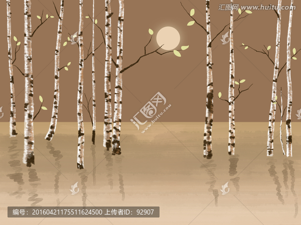 手繪抽象對(duì)