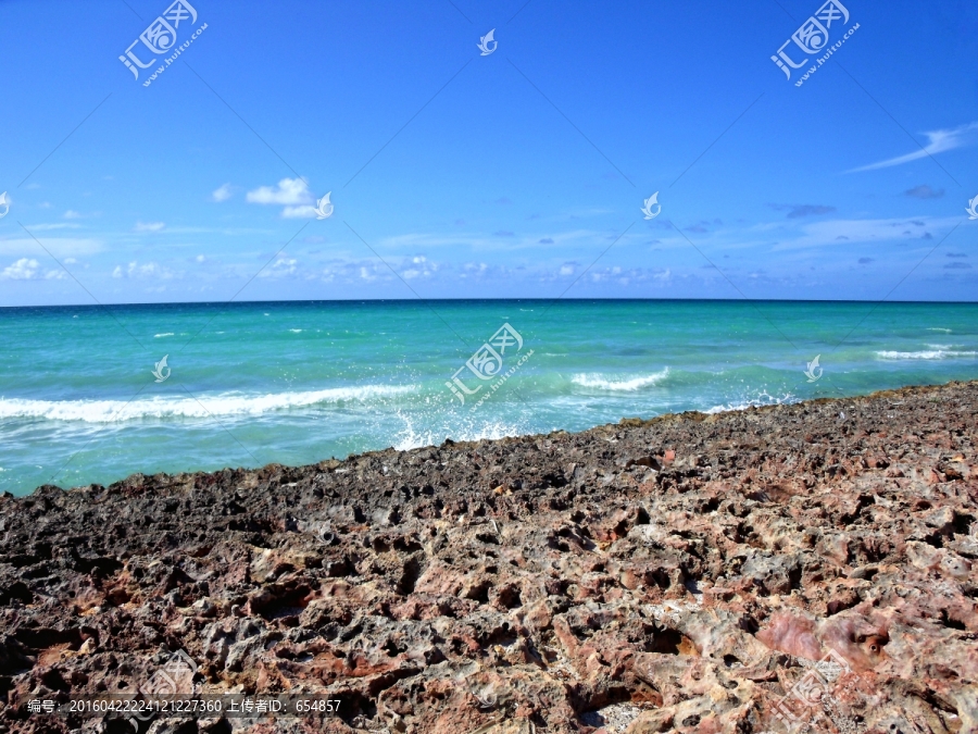 古巴加勒比海巴拉德罗珊瑚石海滩
